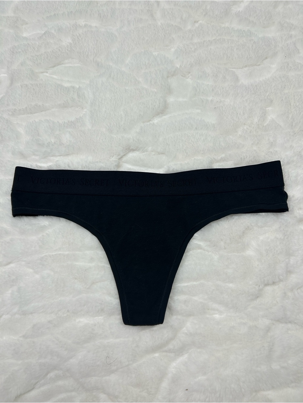 Victoria’s Secret Logo Waistband Thong Panty S